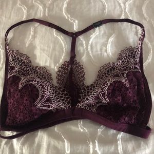 Victoria’s Secret Crochet Lined Racerback Lace Bralette